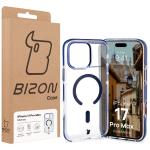 Carcasa Bizon Marco compatibila cu iPhone 17 Pro Max, Transparent / Albastru 11 - lerato.ro