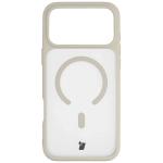 Kit protectie 2 in 1 BizonMobile, Carcasa Bizon MatteO si Folie sticla securizata Bizon Glass Edge, compatibil cu iPhone 17 Pro Max, Bej 2 - lerato.ro