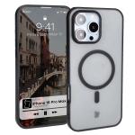 Carcasa Bizon MatteO cu MagSafe compatibila cu iPhone 16 Pro Max, Negru 3 - lerato.ro