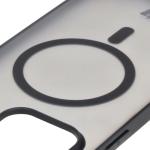 Carcasa Bizon MatteO cu MagSafe compatibila cu iPhone 16 Pro Max, Negru 6 - lerato.ro