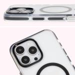 Carcasa Bizon Marco compatibila cu iPhone 16 Pro Max, Transparent / Negru 7 - lerato.ro