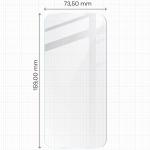 Folie sticla securizata Bizon Glass Clear 2 compatibila cu iPhone 16 Pro Max, Transparent 3 - lerato.ro
