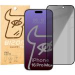 Folie sticla securizata Bizon Glass Edge Shadow Privacy compatibila cu iPhone 16 Pro Max, Negru 3 - lerato.ro