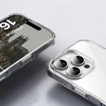 Carcasa Bizon Halo compatibila cu iPhone 16 Pro Max, Transparent 5 - lerato.ro