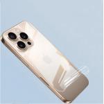 Set 2 folii protectie pentru spatele telefonului Bizon Hydrogel compatibile cu iPhone 16 Pro Max, Transparent 9 - lerato.ro