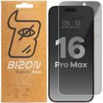 Folie sticla securizata Bizon Glass Clear Shadow Privacy compatibila cu iPhone 16 Pro Max, Negru 4 - lerato.ro