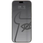 Set 2 folii sticla securizata Bizon Glass Clear Shadow Privacy compatibile cu iPhone 16 Pro Max, Negru 2 - lerato.ro