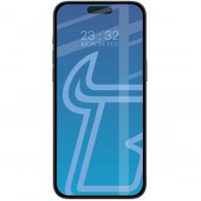 Folii iPhone 16 Pro Max, Set 2 folii sticla securizata Bizon Glass Edge Duo compatibile cu iPhone 16 Pro Max, Negru, lerato.ro