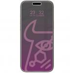 Folie sticla securizata Bizon Glass Mule Shadow Privacy compatibila cu iPhone 16 Pro Max, Negru 2 - lerato.ro