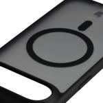 Carcasa Bizon MatteO cu MagSafe compatibila cu iPhone 17 Air, Negru 4 - lerato.ro