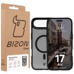 Carcasa Bizon MatteO cu MagSafe compatibila cu iPhone 17 Air, Negru 8 - lerato.ro