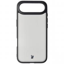 Carcasa Bizon Angelo compatibila cu iPhone 17 Air, Transparent / Negru