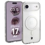 Carcasa Bizon CrystalO cu MagSafe compatibila cu iPhone 17 Air, Transparent 3 - lerato.ro