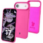 Carcasa Bizon Soft compatibila cu iPhone 17 Air, Fucsia 3 - lerato.ro