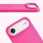 Carcasa Bizon Soft compatibila cu iPhone 17 Air, Fucsia 6 - lerato.ro