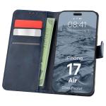 Husa flip cover Bizon Pocket compatibila cu iPhone 17 Air, Navy Blue 3 - lerato.ro