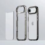 Carcasa Bizon Halo compatibila cu iPhone 17 Air, Transparent / Negru 4 - lerato.ro