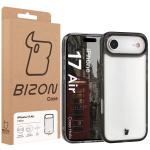 Carcasa Bizon Halo compatibila cu iPhone 17 Air, Transparent / Negru 8 - lerato.ro