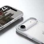 Carcasa Bizon Halo compatibila cu iPhone 17 Air, Transparent 5 - lerato.ro