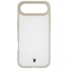 Carcasa Bizon Angelo compatibila cu iPhone 17 Air, Transparent / Bej