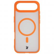 Carcasa Bizon MatteO cu MagSafe compatibila cu iPhone 17 Air, Portocaliu