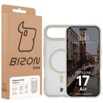 Carcasa Bizon MatteO cu MagSafe compatibila cu iPhone 17 Air, Bej 8 - lerato.ro