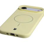 Carcasa Bizon Soft cu MagSafe compatibila cu iPhone 17 Air, Galben 4 - lerato.ro