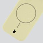 Carcasa Bizon Soft cu MagSafe compatibila cu iPhone 17 Air, Galben 8 - lerato.ro
