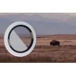 Folie sticla camera foto Bizon Glass Snap Lens compatibila cu iPhone 17 Air, Alb 4 - lerato.ro