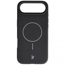 Carcasa Bizon Soft cu MagSafe compatibila cu iPhone 17 Air, Negru