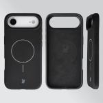 Carcasa Bizon Soft cu MagSafe compatibila cu iPhone 17 Air, Negru 6 - lerato.ro