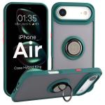 Carcasa Bizon Hybrid Ring compatibila cu iPhone 17 Air, Verde 3 - lerato.ro