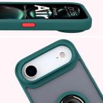 Carcasa Bizon Hybrid Ring compatibila cu iPhone 17 Air, Verde 4 - lerato.ro