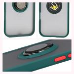 Carcasa Bizon Hybrid Ring compatibila cu iPhone 17 Air, Verde 5 - lerato.ro