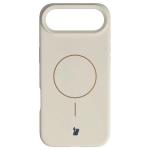 Carcasa Bizon Soft cu MagSafe compatibila cu iPhone 17 Air, Bej 2 - lerato.ro