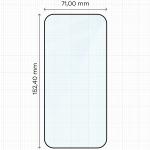 Set protectie 3in1 Bizon Glass Clear Pack, 2 folii sticla ecran + 1 folie sticla camera foto, compatibil cu iPhone 17 Air, Transparent 3 - lerato.ro