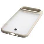 Kit protectie 2 in 1 BizonMobile, Carcasa Bizon Angelo si Folie sticla securizata Bizon Glass Edge, compatibil cu iPhone 17 Air, Bej 7 - lerato.ro