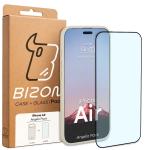Kit protectie 2 in 1 BizonMobile, Carcasa Bizon Angelo si Folie sticla securizata Bizon Glass Edge, compatibil cu iPhone 17 Air, Bej 9 - lerato.ro