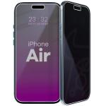 Folie sticla securizata Bizon Glass Mule Shadow Privacy compatibila cu iPhone 17 Air, Negru 4 - lerato.ro