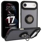 Carcasa Bizon Hybrid Ring compatibila cu iPhone 17 Air, Negru 3 - lerato.ro