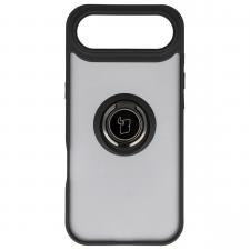 Carcasa Bizon Hybrid Ring compatibila cu iPhone 17 Air, Negru