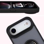 Carcasa Bizon Hybrid Ring compatibila cu iPhone 17 Air, Negru 4 - lerato.ro