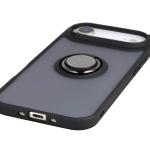 Carcasa Bizon Hybrid Ring compatibila cu iPhone 17 Air, Negru 6 - lerato.ro