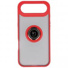 Carcasa Bizon Hybrid Ring compatibila cu iPhone 17 Air, Rosu