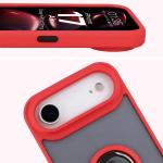 Carcasa Bizon Hybrid Ring compatibila cu iPhone 17 Air, Rosu 4 - lerato.ro