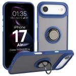 Carcasa Bizon Hybrid Ring compatibila cu iPhone 17 Air, Albastru 3 - lerato.ro