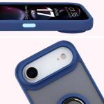 Carcasa Bizon Hybrid Ring compatibila cu iPhone 17 Air, Albastru 4 - lerato.ro
