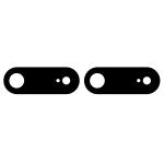 Set 2 folii sticla camera foto Bizon Glass Snap Lens compatibile cu iPhone 17 Air, Negru 4 - lerato.ro