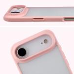 Kit protectie 2 in 1 BizonMobile, Carcasa Bizon Angelo si Folie sticla securizata Bizon Glass Edge, compatibil cu iPhone 17 Air, Roz 5 - lerato.ro