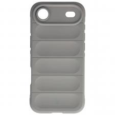 Carcasa Bizon Tur compatibila cu iPhone 17 Air, Light Grey